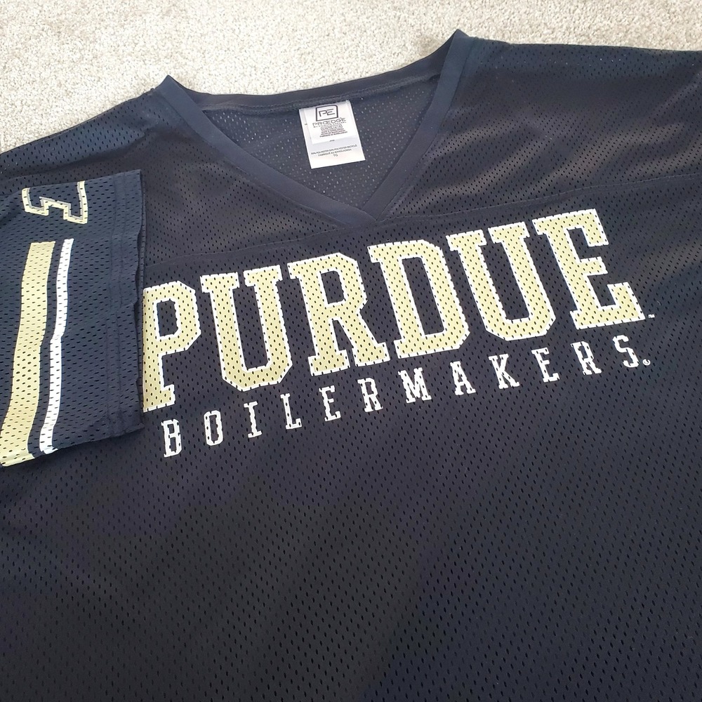 Purdue‎ Boilermakers Women's Pullover Vneck Mesh Jersey Size XL 16-18
